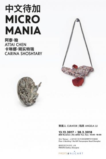 13 December 2017 – 28 February 2018: MICROMANIA- A DUO EXHIBITION OF ATTAI CHEN AND CARINA SHOSHTARY