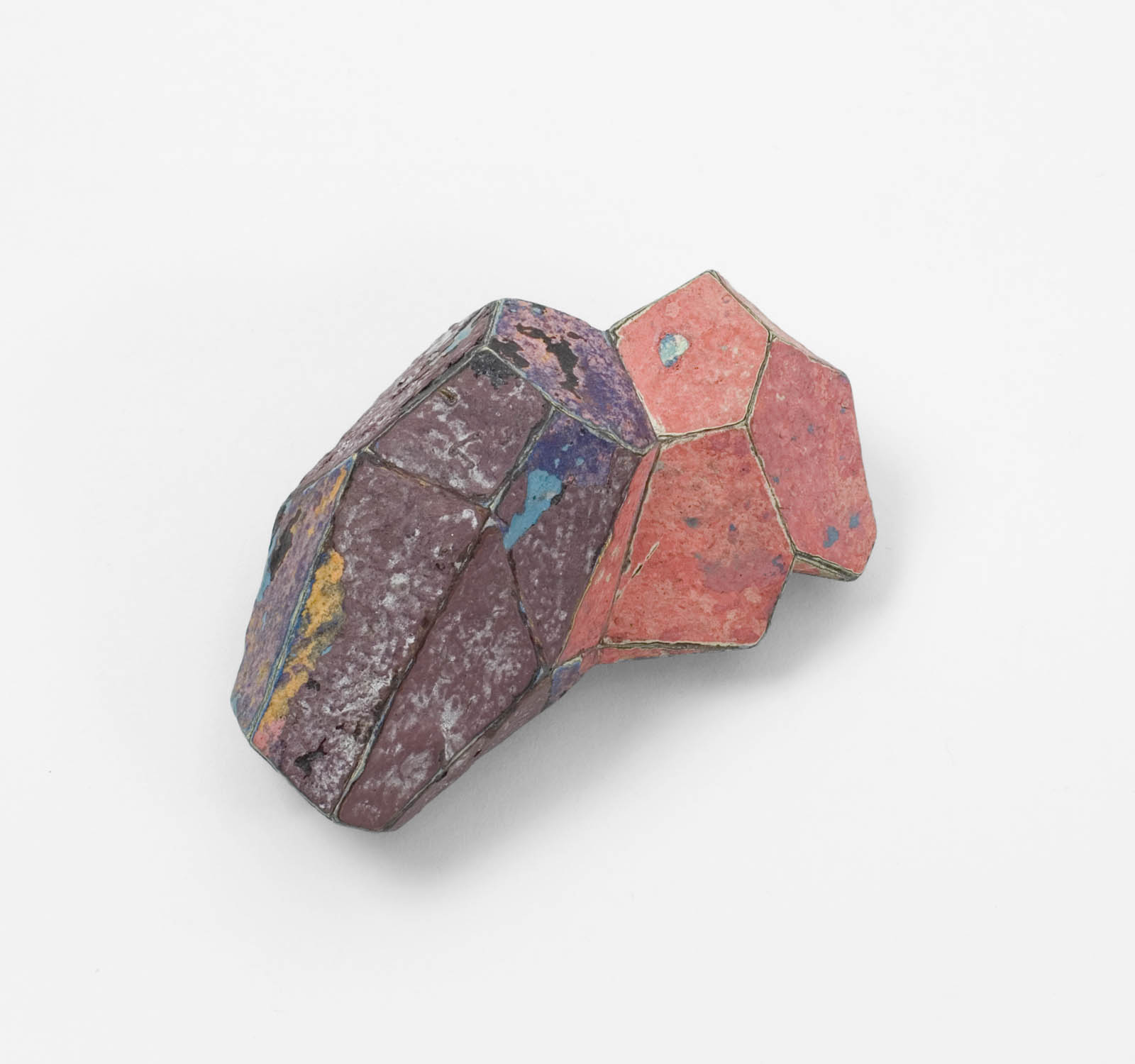 "Stained Purple" I Brooch, 2011 I Graffiti, silver, stainless steel I Photo: Mirei Takeuchi
